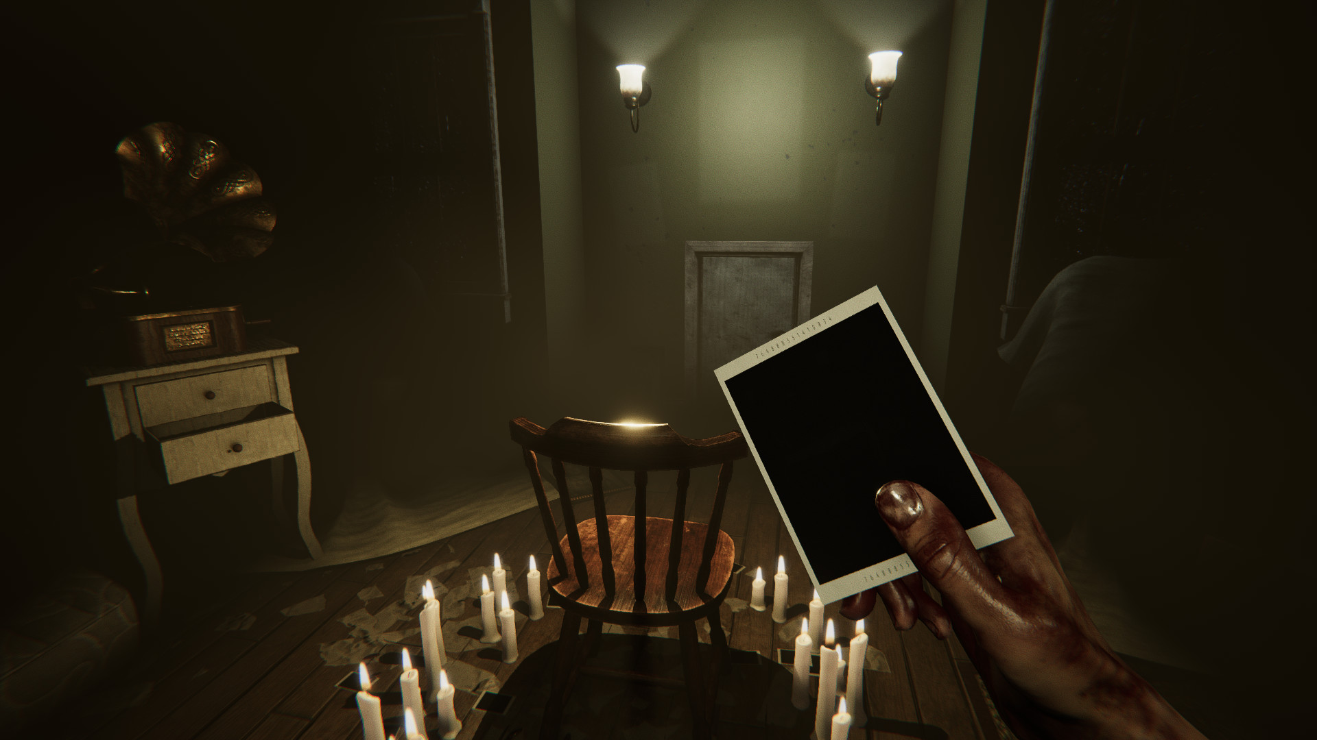 Escena de terror del juego MADiSON